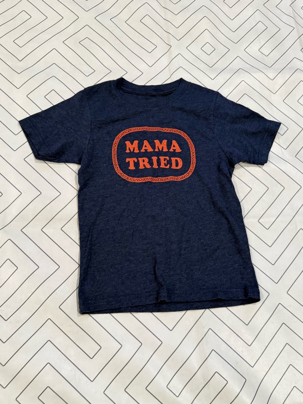 Paris Texas 'Mama Tried' Navy Graphic Tee